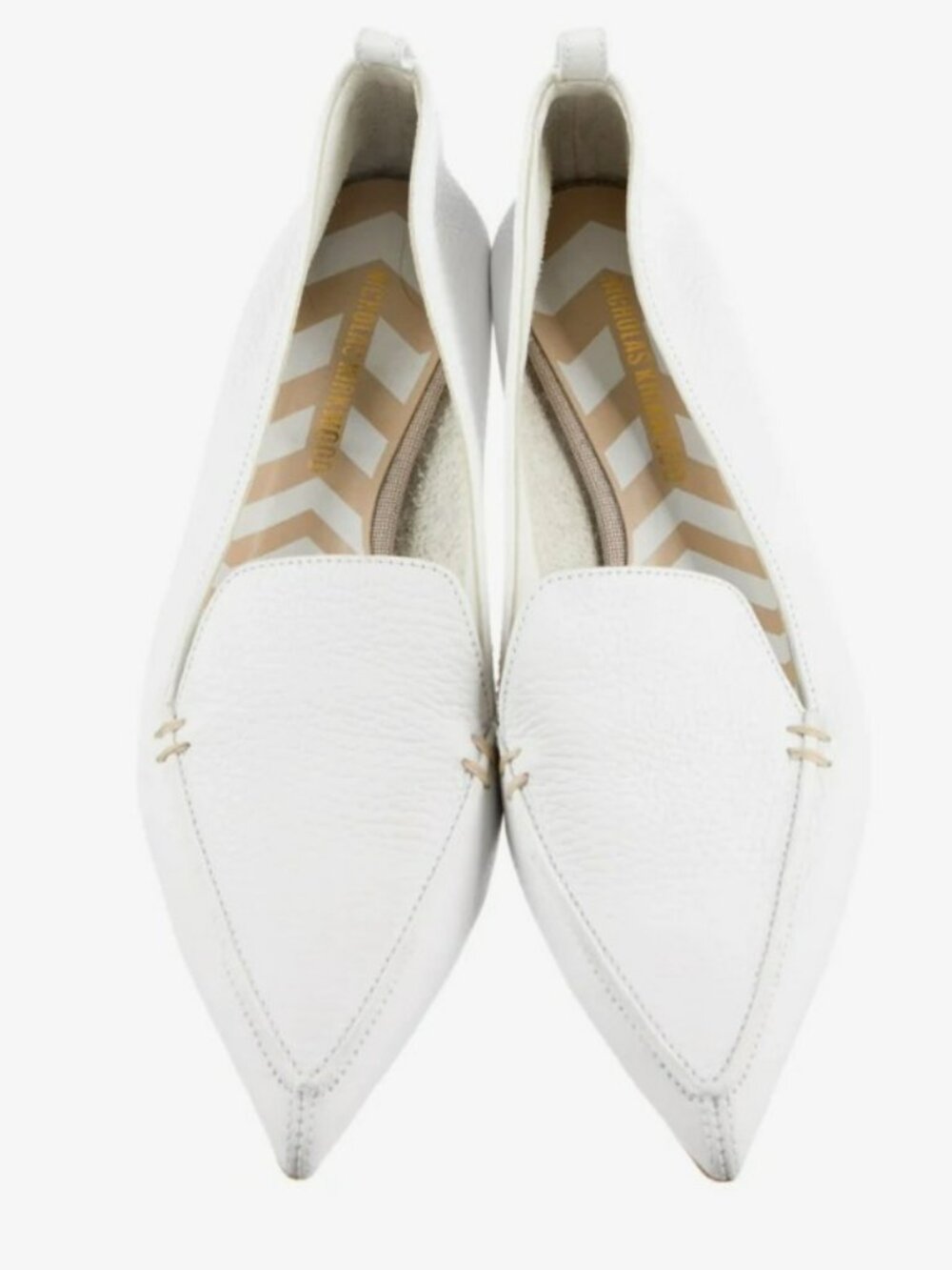 Nicholas Kirkwood Leather Flats
